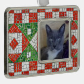 PET-LIEBE Gerahmt, horizontal Rahmen-Ornament Silber (Rechts)