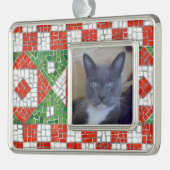 PET-LIEBE Gerahmt, horizontal Rahmen-Ornament Silber (Links)