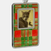 PET-LIEBE Gerahmt Vertical Ornament / MacGregorPla Rahmen-Ornament Silber (Rechts)