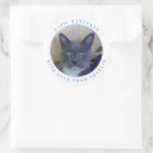 PET LIEBE Große runde Hanukkah Stickers (Tasche)