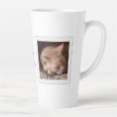 PET LIEBE hohe Latte Tasse + Text / Regenbogen (Rechts)