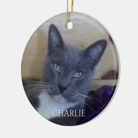 PET LIEBE Keramik Circle Ornament (Links)