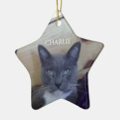 PET LIEBE Keramik Star Ornament (Links)