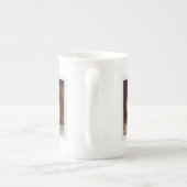 PET-LIEBE Knochen-China Tasse + Text / Regenbogen (Rückseite)