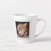 PET-LIEBE Latte Tasse + Text / Regenbogen (Rechts)