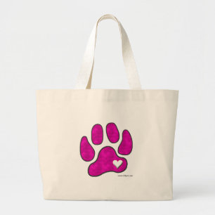 Pet Liebhaber-tragende Taschen-Tasche/rosa Jumbo Stoffbeutel