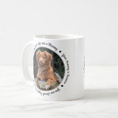 Pet Loss Beileid Keepake Dog Pet Memorial Kaffeetasse (Vorderseite Links)