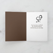 Pet Loss Beileid Kitten Pinkeln um eine Tür Karte (Innenseite)