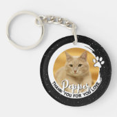 Pet Loss Beileid Memorial Keepake Night Sky Schlüsselanhänger (Vorderseite)