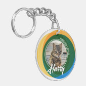 Pet Loss Beileid Memorial Keepake Symbol Schlüsselanhänger (Vorderseite links)