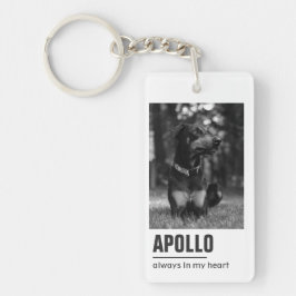 Pet Loss Beileid Memorial Keepake Symbol Schlüsselanhänger