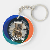 Pet Loss Beileid Memorial Keepake Symbol Schlüsselanhänger (Rückseite)