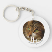 Pet Loss Beileid Memorial Keepake Symbol Schlüsselanhänger (Vorderseite)