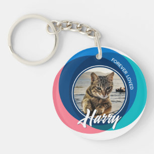 Pet Loss Beileid Memorial Keepake Symbol Schlüsselanhänger