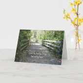 Pet Loss Beileid Rainbow Bridge Karte (Gelbe Blume)