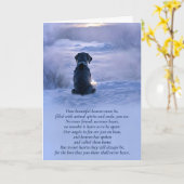 Pet Loss Beileid Spiritueller Verlust des Hundes G Karte (Gelbe Blume)