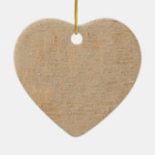Pet Loss - Heart Wood like Ornament (Hinten)