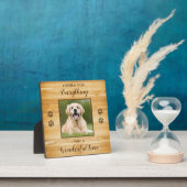 Pet Loss Keepake Personalisierter Hund-Memorial-Fo Fotoplatte (InSitu)