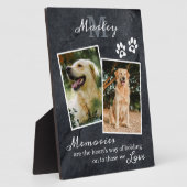 Pet Loss Memorial Geschenk Foto Plaque Fotoplatte (Seite)