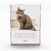 Pet Loss Memorial Keepake Fotoblock (Vorderseite)