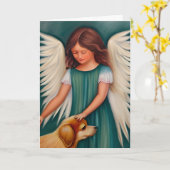 Pet Loss | Mit Beileid Karte (Gelbe Blume)