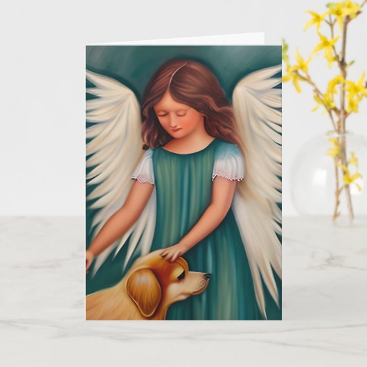 Pet Loss | Mit Beileid Karte (Gelbe Blume)