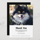 Pet Loss Vielen Dank Sympathie Karte (Vorne/Hinten)