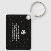 PET LOSS your photo and name Schlüsselanhänger (Rückseite)