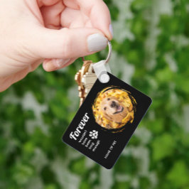 PET LOSS your photo and name Schlüsselanhänger