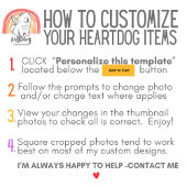 PET LOSS your photo & name Memorial Card Dankeskarte