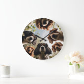 Pet Lover Clock Funny Hund Wall Uhr (Zuhause)