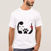 Pet-Lover-Fällung T-Shirt (Vorderseite)