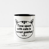 Pet-Lover-Fällung Zweifarbige Tasse (Mittel)