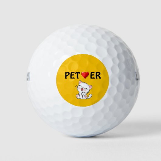 Pet Lover Golf Ball (Vorderseite)