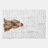 Pet Lover Holiday Cocker Spaniel Dog Christmas Geschirrtuch (Horizontal)
