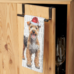 Pet Lover Holiday Lakeland Terrier Dog Weihnachten Geschirrtuch
