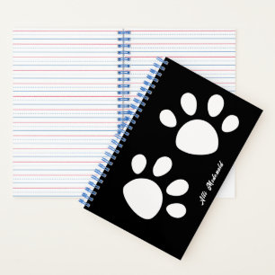 Pet Lover Journal Custom Paws Geschenk Notizblock