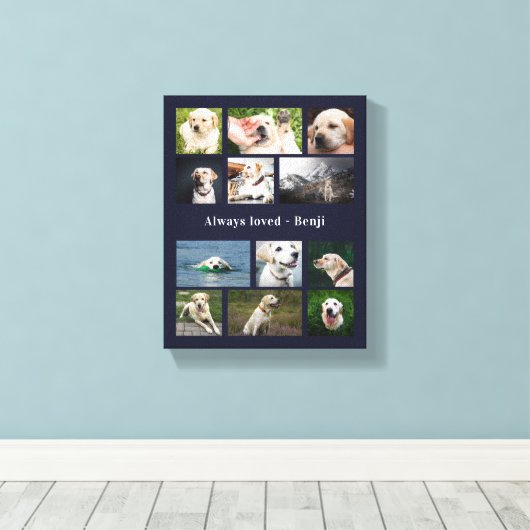 Pet Lover Keepake Leinwanddruck (Insitu (Holzboden))