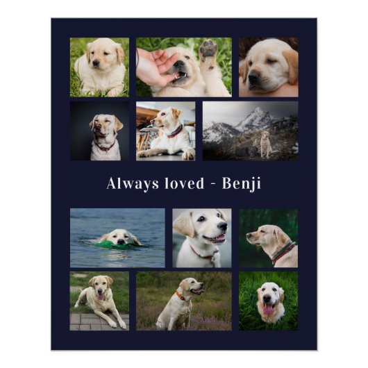 Pet Lover Keepake Poster (Vorderseite)