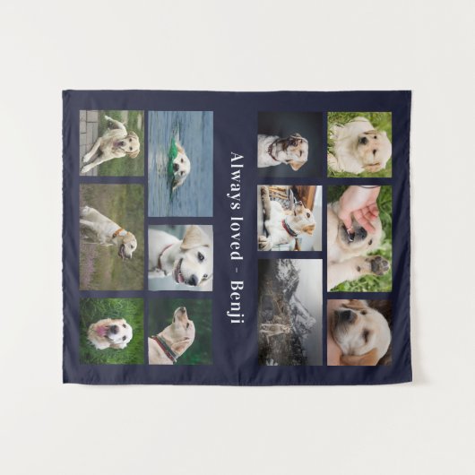 Pet Lover Keepake Wandteppich (Vorderseite (Horizontal))