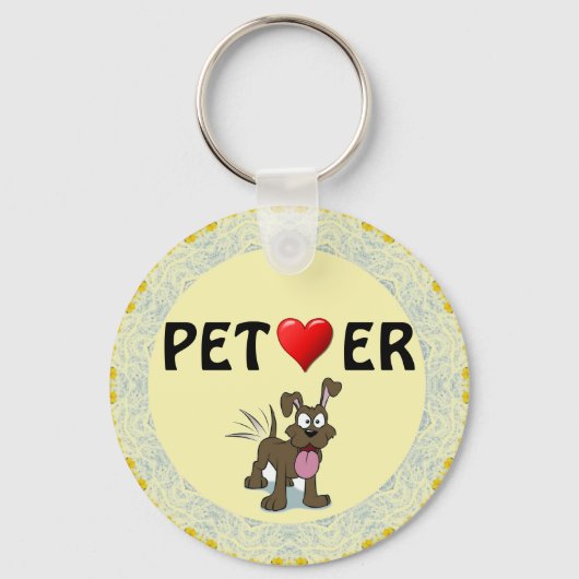 Pet Lover Schlüsselanhänger (Vorderseite)