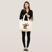 Pet Lover Tote Bag Jumbo Stoffbeutel (Vorderseite (Model))