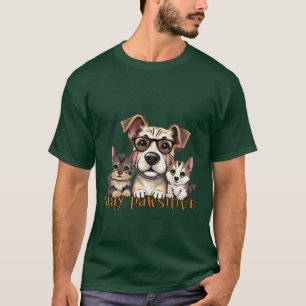 Pet Lovers : Bleibe pawsitiv. T-Shirt