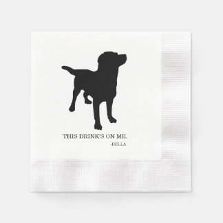 Pet Lovers Cocktail Napkin Serviette
