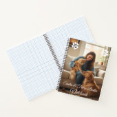 Pet Lover's Custom Photo & Name Notebook Notizblock (Innenseite)