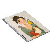 Pet Lover's gemütliches Portrait Notizblock (Rechte Seite)