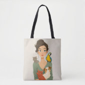 Pet Lover's gemütliches Portrait Tasche (Vorderseite)