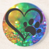 Pet Lovers Sandstone Untersetzer (Vorne)