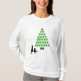 Pet Lover's Weihnachtsbaum T-Shirt