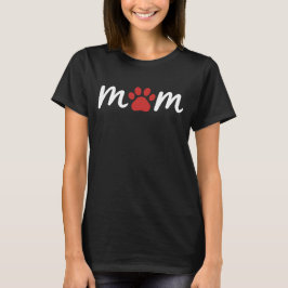 Pet-Mama Pfotenliebe Minimalistisch T-Shirt